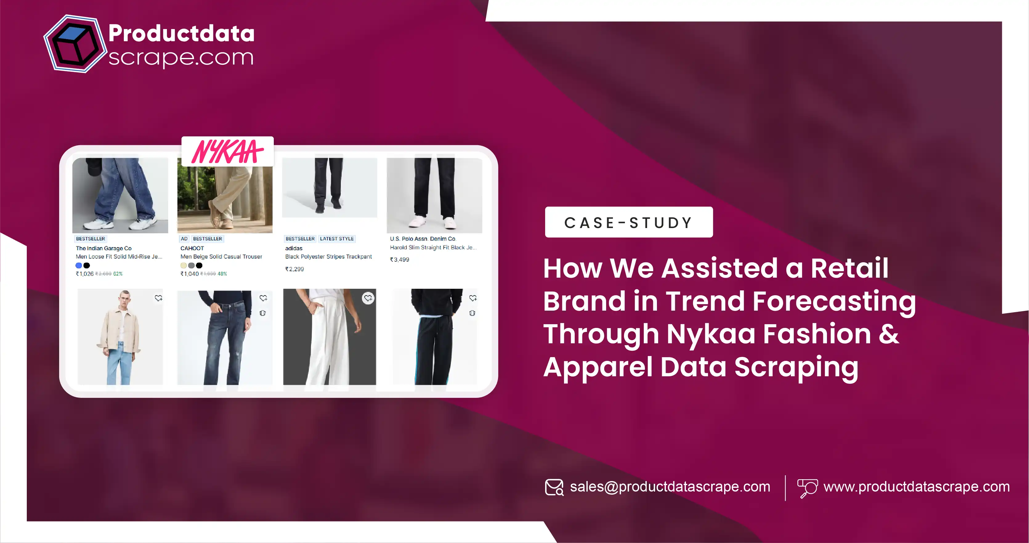 How We Assisted a Retail Brand in Trend Forecasting Through Nykaa Fashion & Apparel Data Scraping